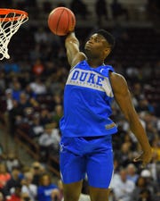 Zion Williamson will play his first game in the NCAA when Duke takes on North Dakota.