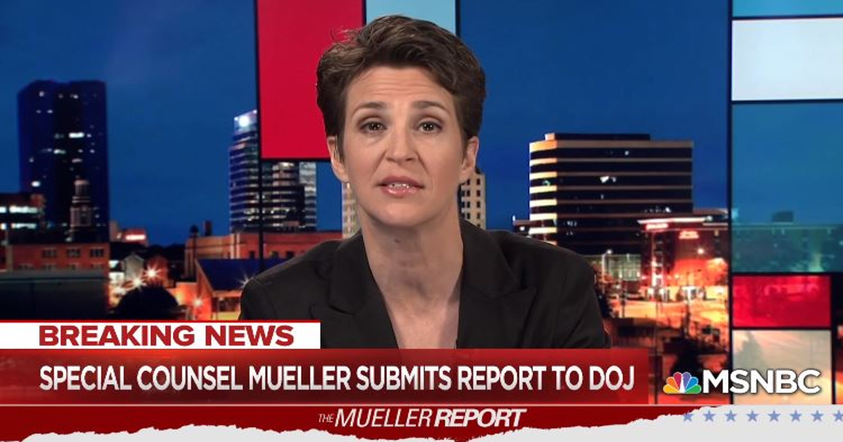 Image result for rachel maddow tears mueller report