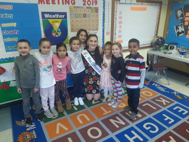 Alyssa Rodriguez, Miss Cumberland County 2019, recently visited The Ellison School in Vineland to read to the children in the Tiny Tots through fourth-grade classes. She also spoke to them about the importance of being kind and of being responsible on social media.