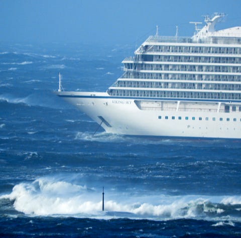 Cruise ship Viking Sky is drifting towards land...