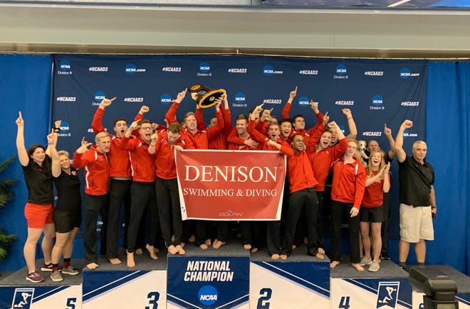 The Denison men's swim team won its second consecutive NCAA DIvision III national title in Greensboro, North Carolina.