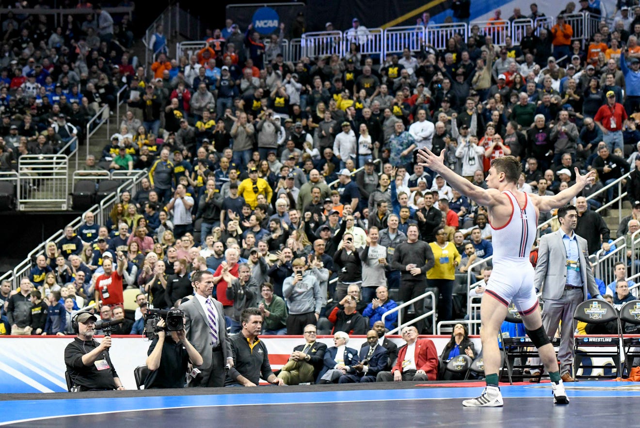 NJ wrestling NCAA Championships became a showcase of New Jersey will