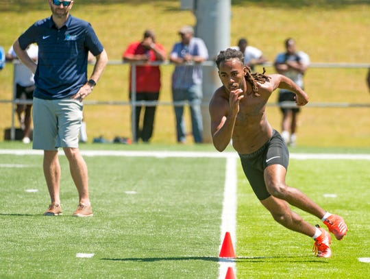Uwf Players Chase Pro Football Dream At Inaugural Pro Day