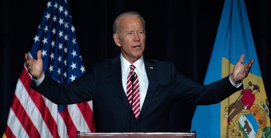 Former Vice President Joe Biden did not participate in the race, but he has a strong lead on the polls.