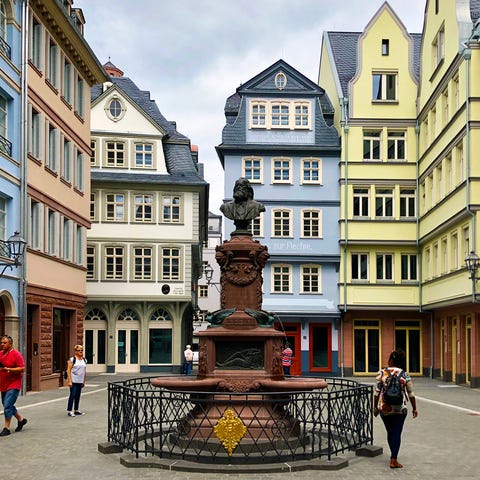 Frankfurt's "new" Old Town, called the DomRömer...