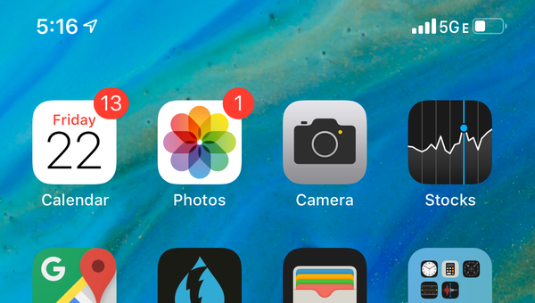 Recent AT&T iPhones will now show 5G E in iOS...