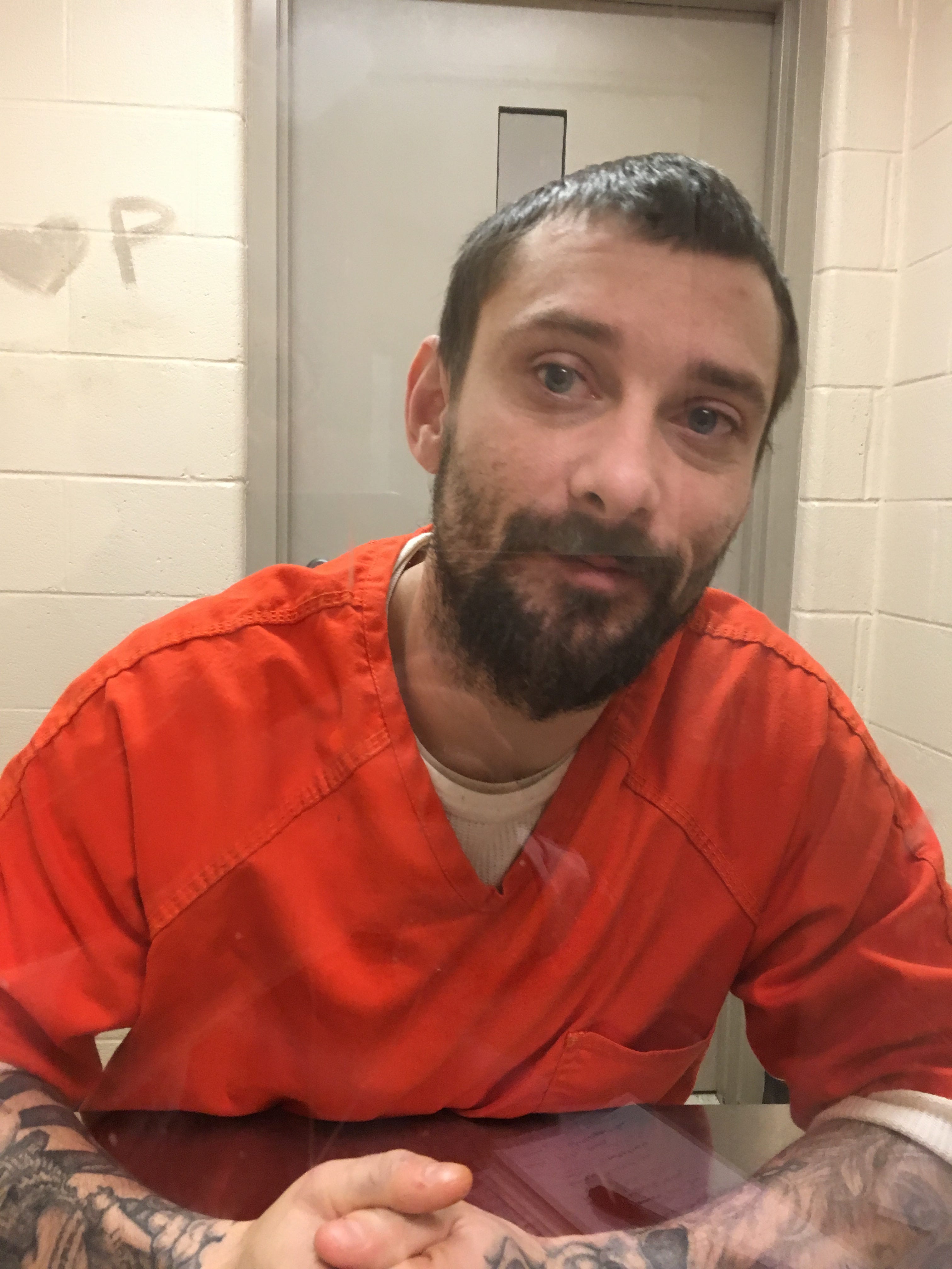 Christopher Via worries that work will be hard to find with his larceny conviction, and debt will follow him when he's released from jail in May.