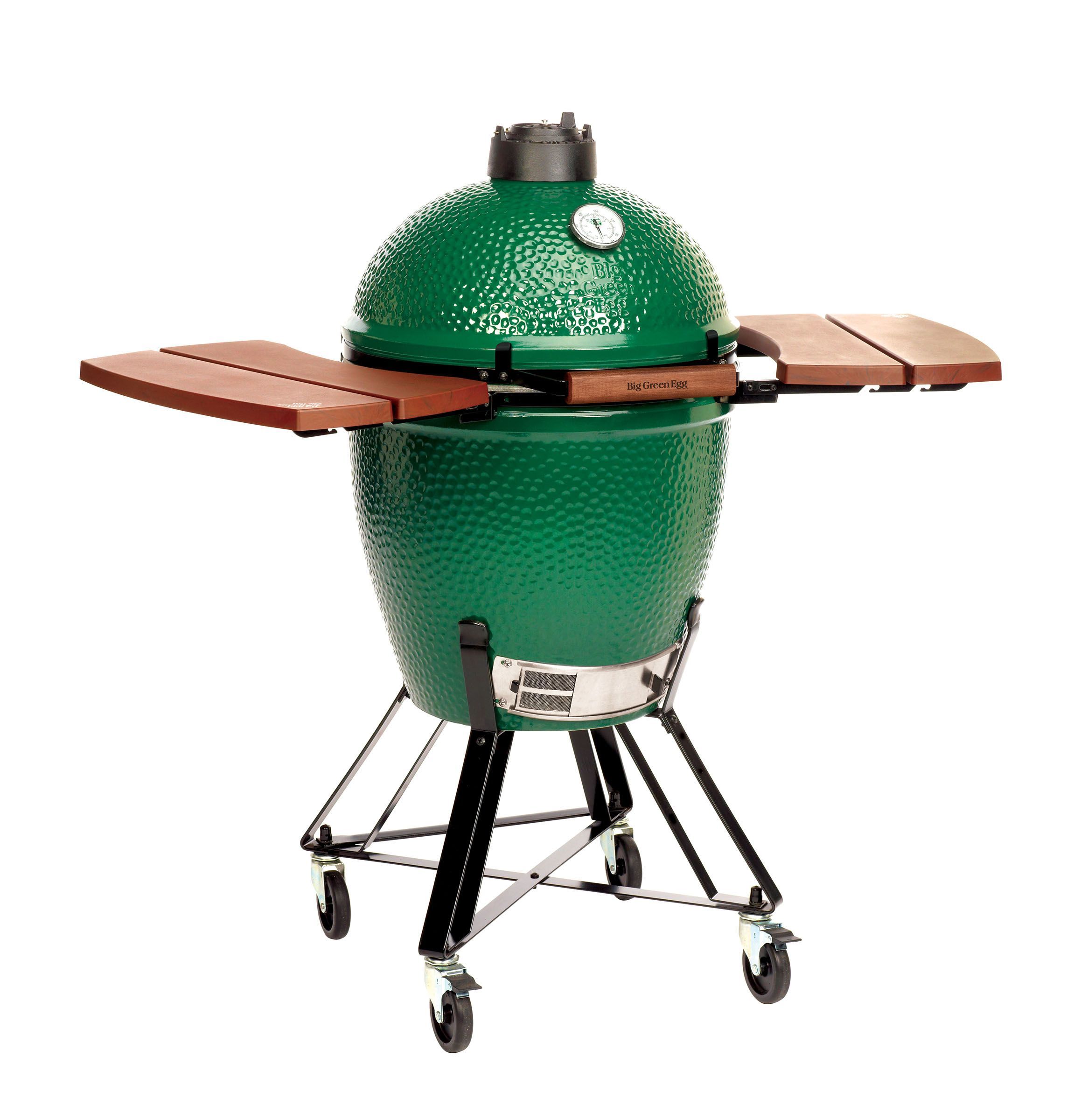 Big Green Egg ceramic cookers are versatile. Use as a grill, smoker or oven.