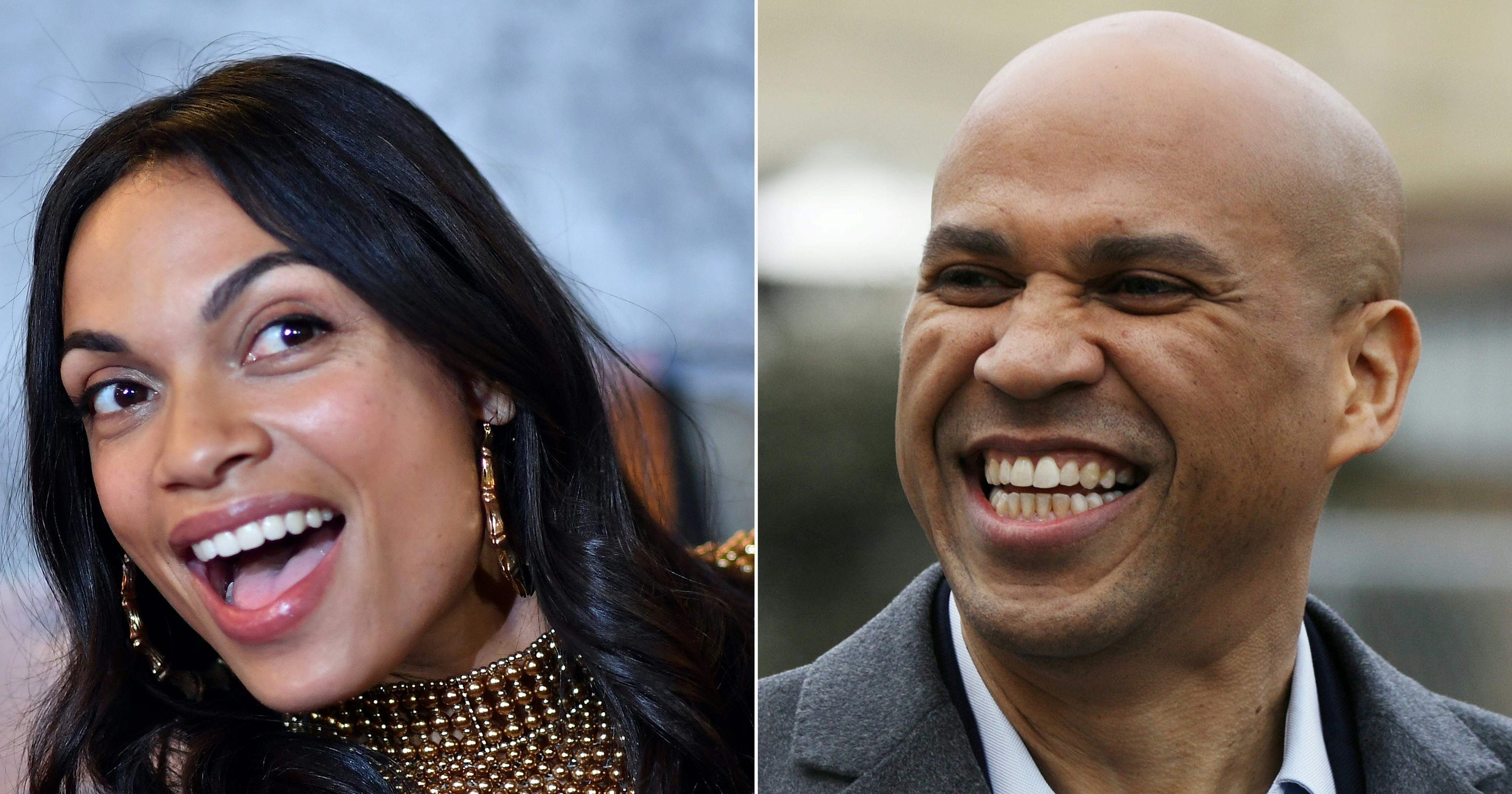 Cory Booker’s girlfriend Rosario Dawson missed Democratic debate