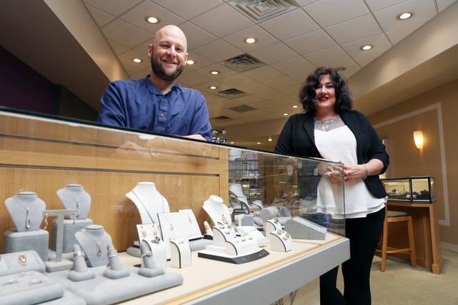 Michelle Turner Ganz and her brother Noah Turner run Dean’s Jewelry in Coshocton. The business was started by their grandfather, Dean Turner, in 1966.
