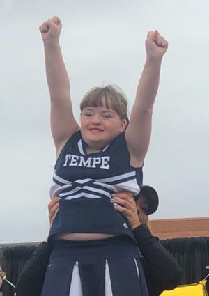 Sophie Stern, 15, is a cheerleader with Special Olympics.