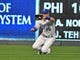 Royals outfielder Whit Merrifield makes a sliding catch in the sixth inning against the White Sox.