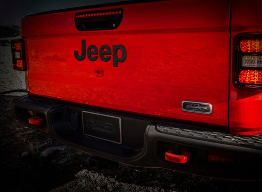 A special 2020 Jeep Gladiator Launch Edition gets a speical stamped tailgate signifying that the truck is one of 4190. The number honors the Toledo area code (419) where the Gladiator is built.
