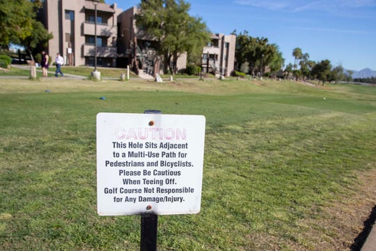 Paul Breslau was riding his bike along the Indian Bend Wash next to Continental Golf Course last summer when a golfer hit a line drive directly into his chest and severely injured him in Scottsdale, Ariz. The city and golf course have signs along the wash warning pedestrians about errant golf balls, but there is no barrier between the course and the walkway where pedestrians walk.
Breslau is asking the city to create a barrier along Continental Golf Course and the Indian Bend Wash to prevent any other pedestrians from being hurt in the future.