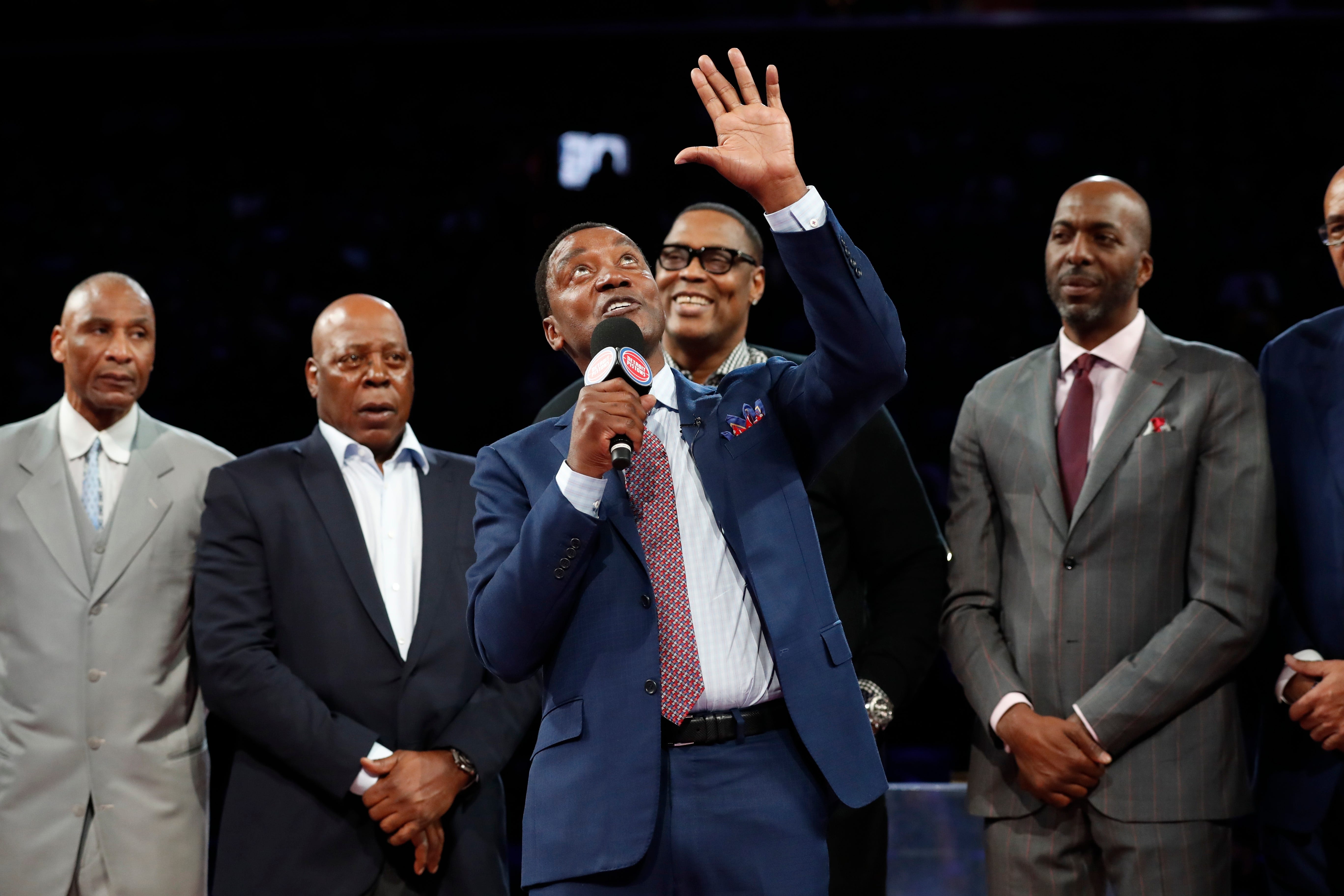 Pistons Great Isiah Thomas Overcome With Emotion At 30 Year Bad Boys Reunion