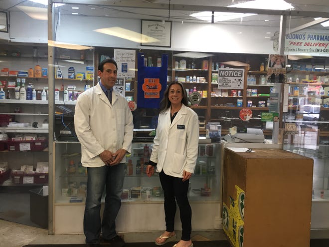 Anthony Minniti and his sister Marian Morton co-own Bell Pharmacy. They plan to restore the storefront on Haddon and Kaighn avenues with a more welcoming facade, windows and lighting.