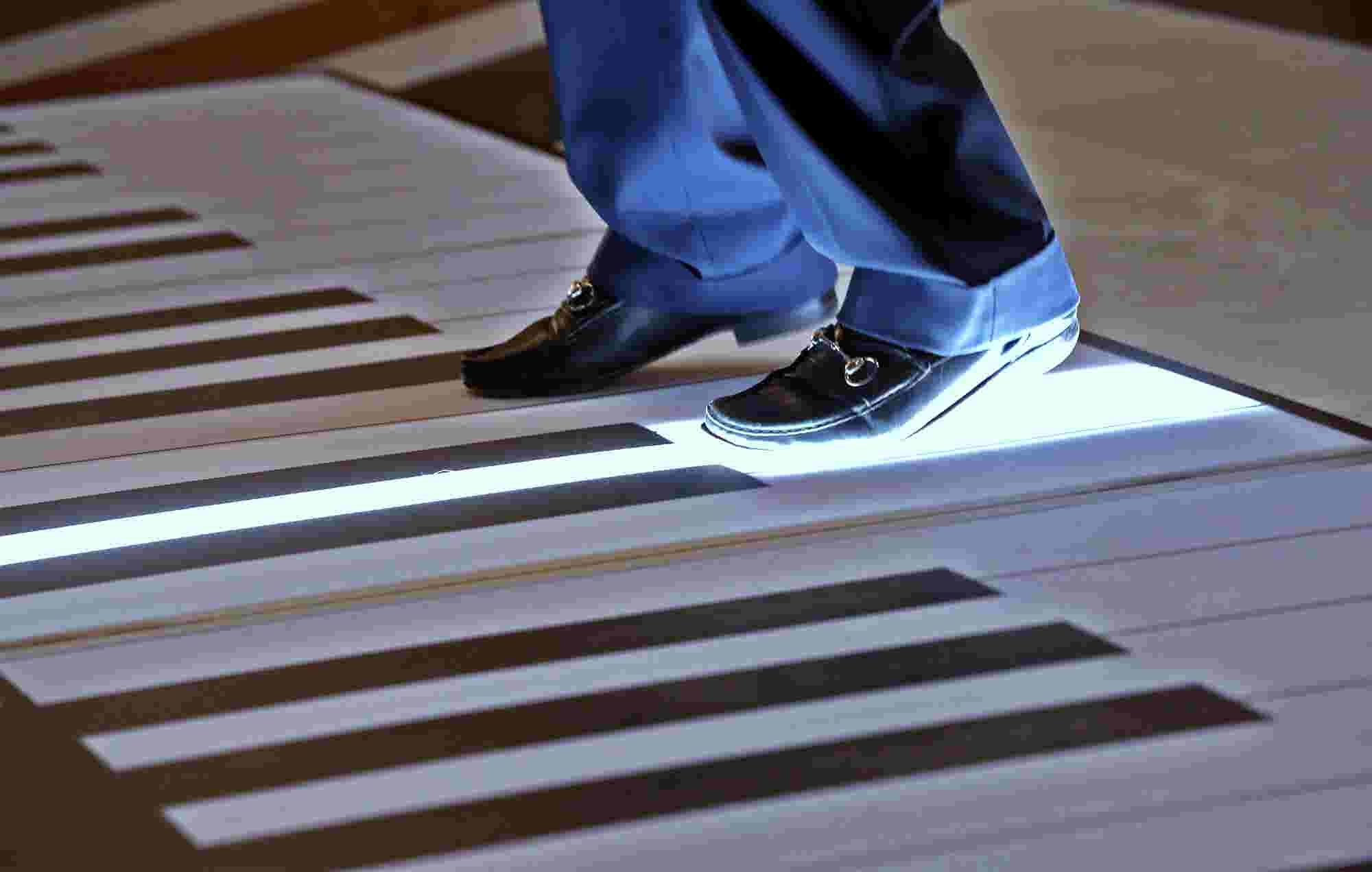 Playing piano with your feet is harder than you think