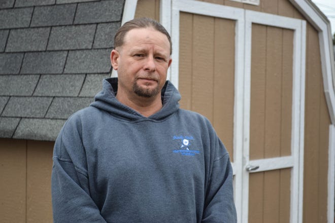 Light House Sober Living Resident Assistant Eric Ross spends part of each day helping other men navigate their way through addiction recovery. He has been sober since Sept. 20, 2017. Life in recovery, he said, is “so much easier.”