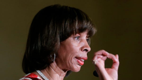 In this Dec. 6, 2016 file photo, Baltimore Mayor...