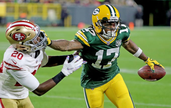 Week 12: Packers at 49ers, 3:25 p.m. CT Sunday, Nov. 24, Levi's Stadium (Fox)