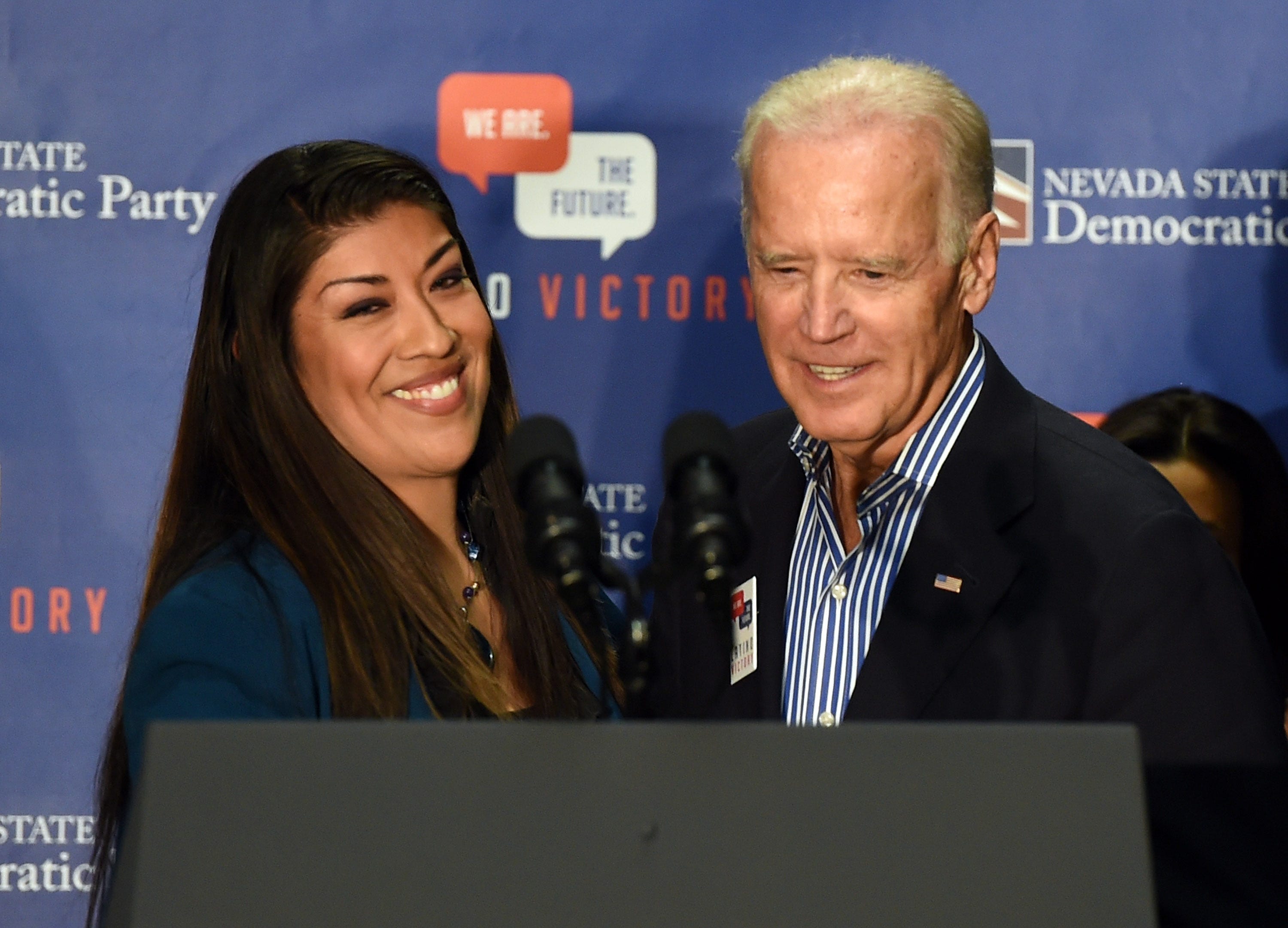 Lucy Flores ahora está en el candelero tras haber dicho que el ex vicepresidente la toqueteó inapropiadamente.