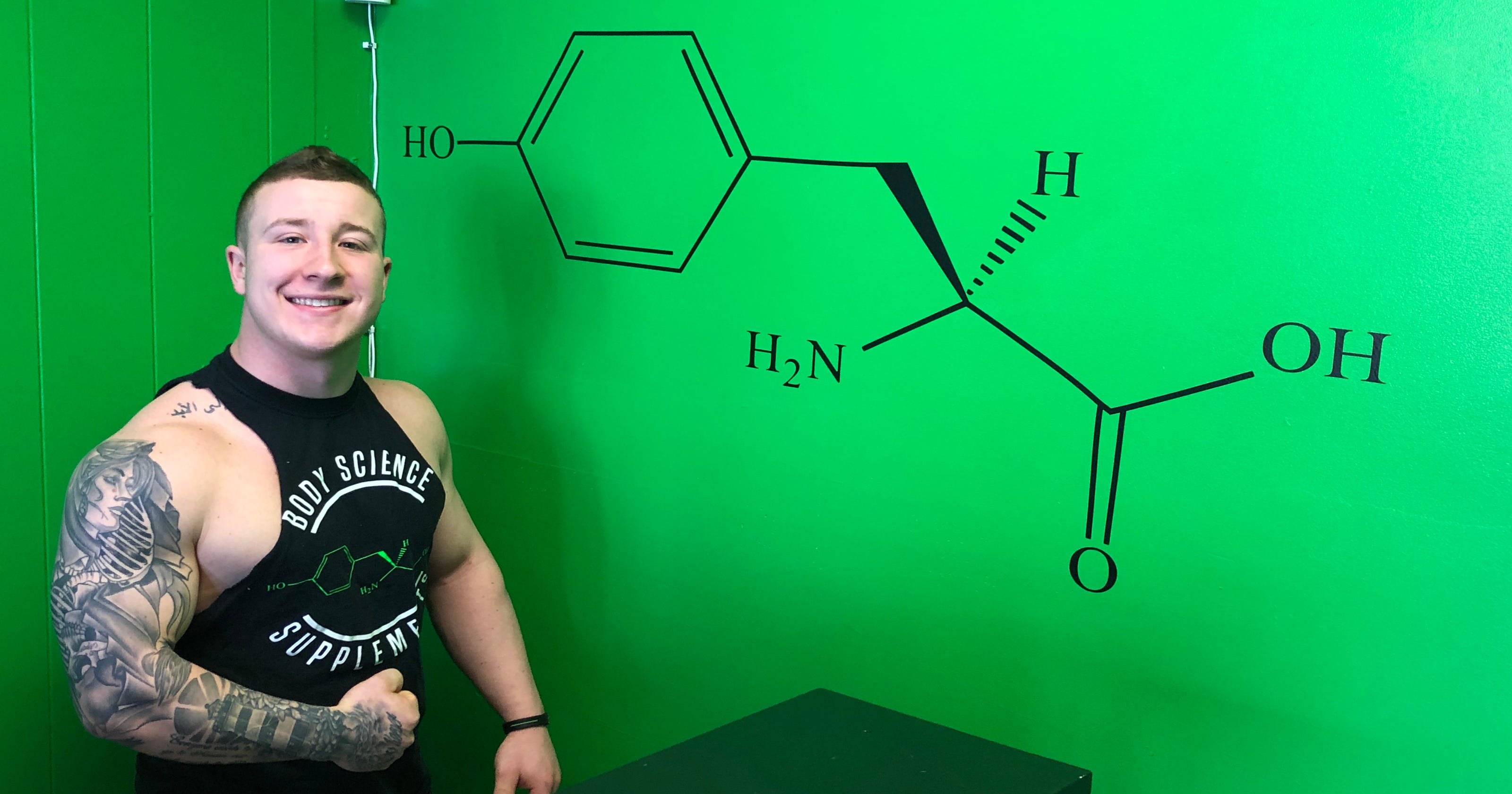 20 Year Old Bodybuilder Opens Vitamin Shop In Lebanon
