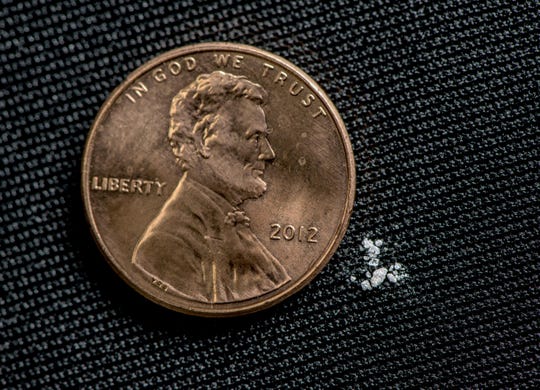 The Drug Enforcement Agency says 0.02 grams of fentanyl is enough to kill most adults.