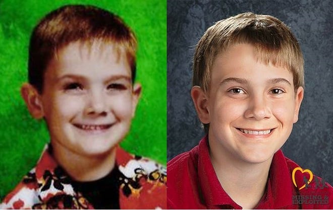 A teen found Wednesday in Newport, Kentucky, identified himself as Timmothy Pitzen. In 2011, when Timmothy was 6 years old, he disappeared after last being seen at a water park in Wisconsin. An age-progression photos shows a depiction of him as a 13-year-old.