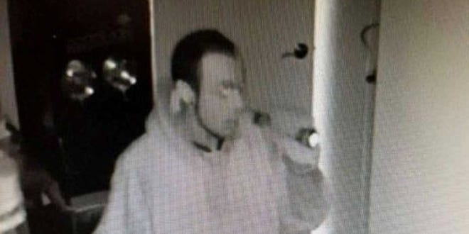Police are looking for this man who they say stole money and other items from American Legion Amelia Post 773.