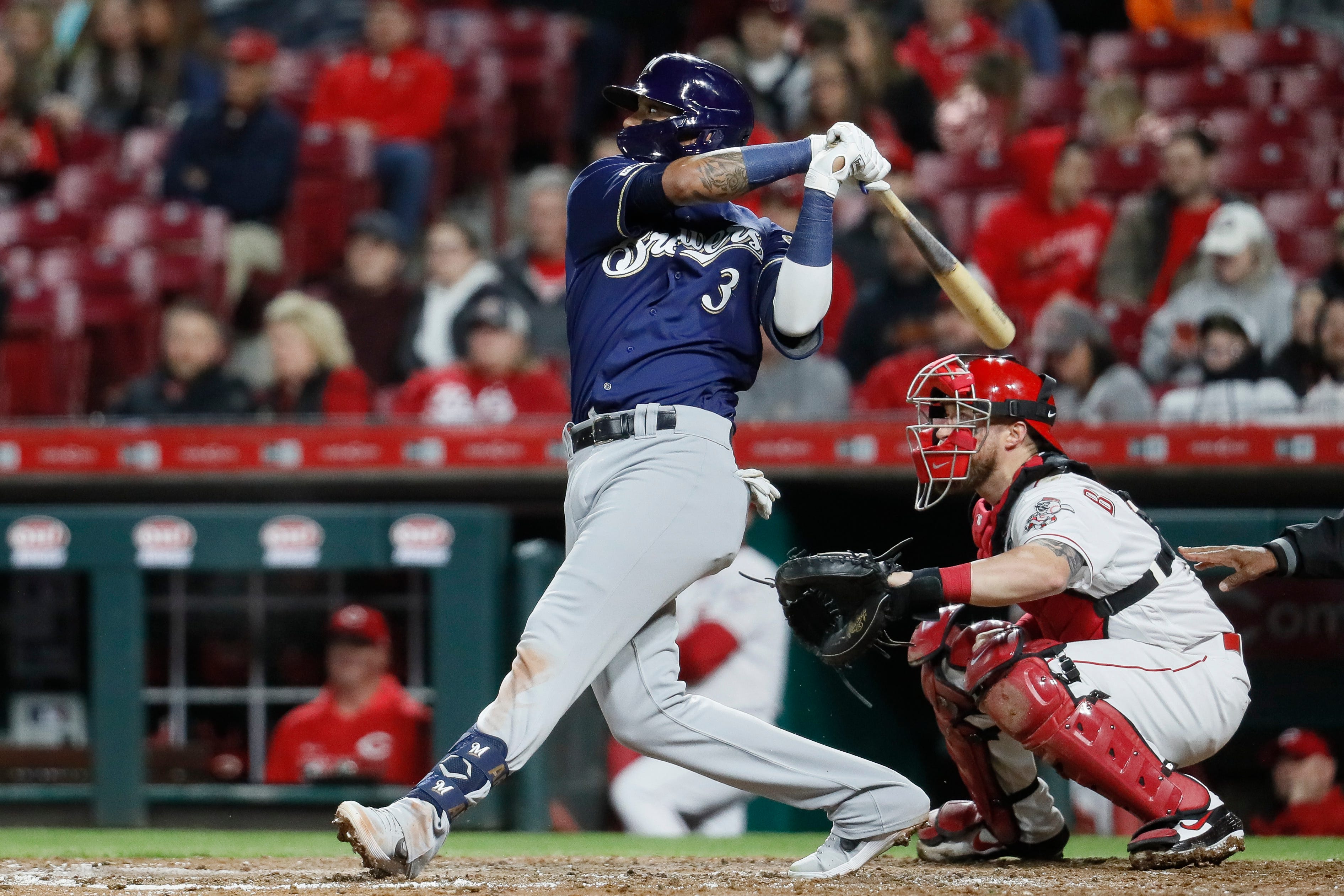 Brewers 4, Reds 3: Orlando Arcia's first hit of the season is decisive ...