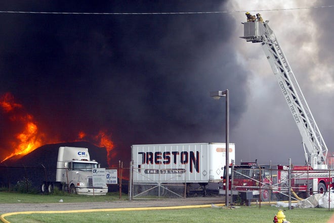 A 2003 fire at the CR3 rubber-recycling facility on the south side of Muncie has left the property unused since then.