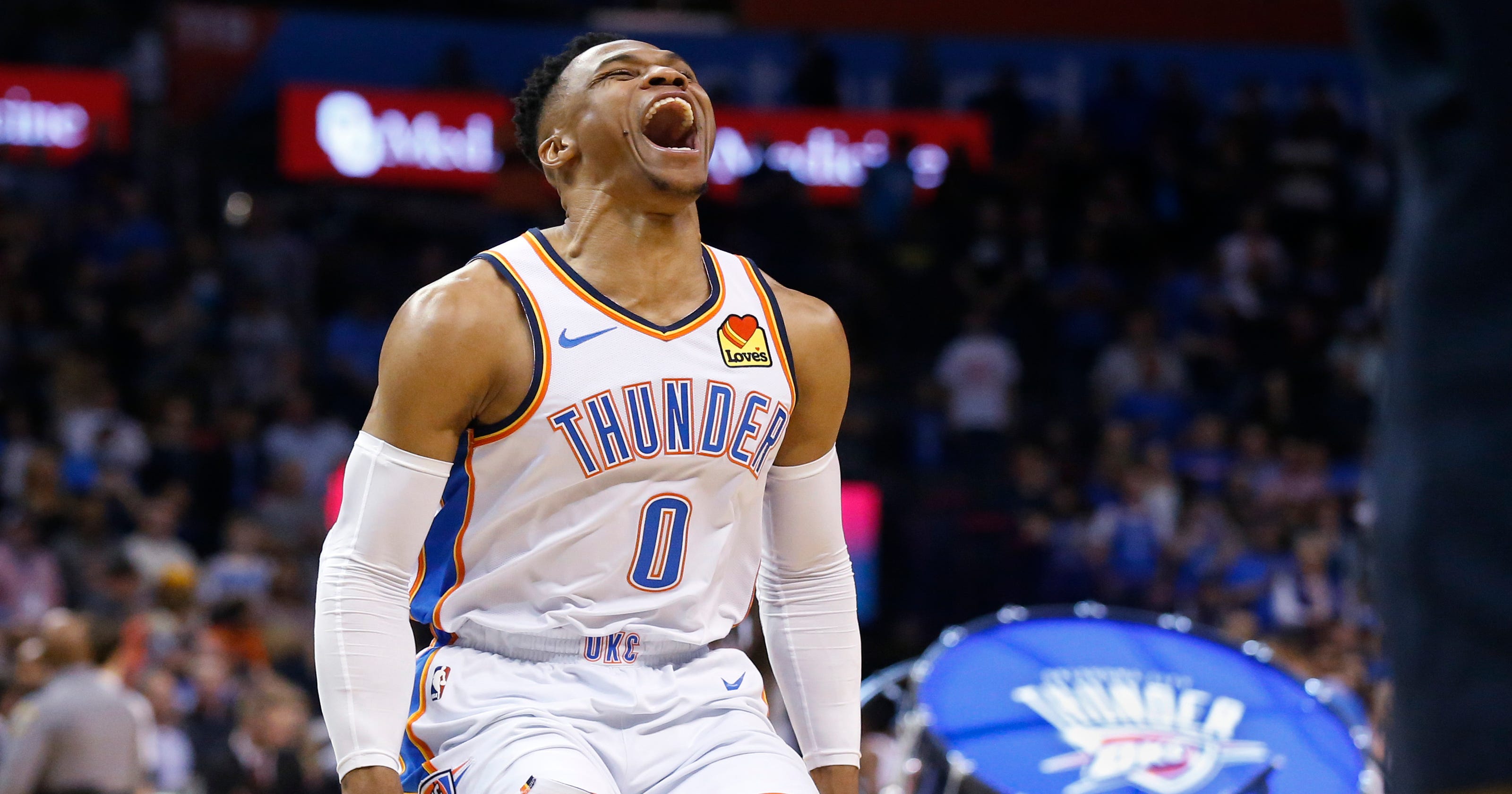 Russell Westbrook records NBA's second 202020 tripledouble
