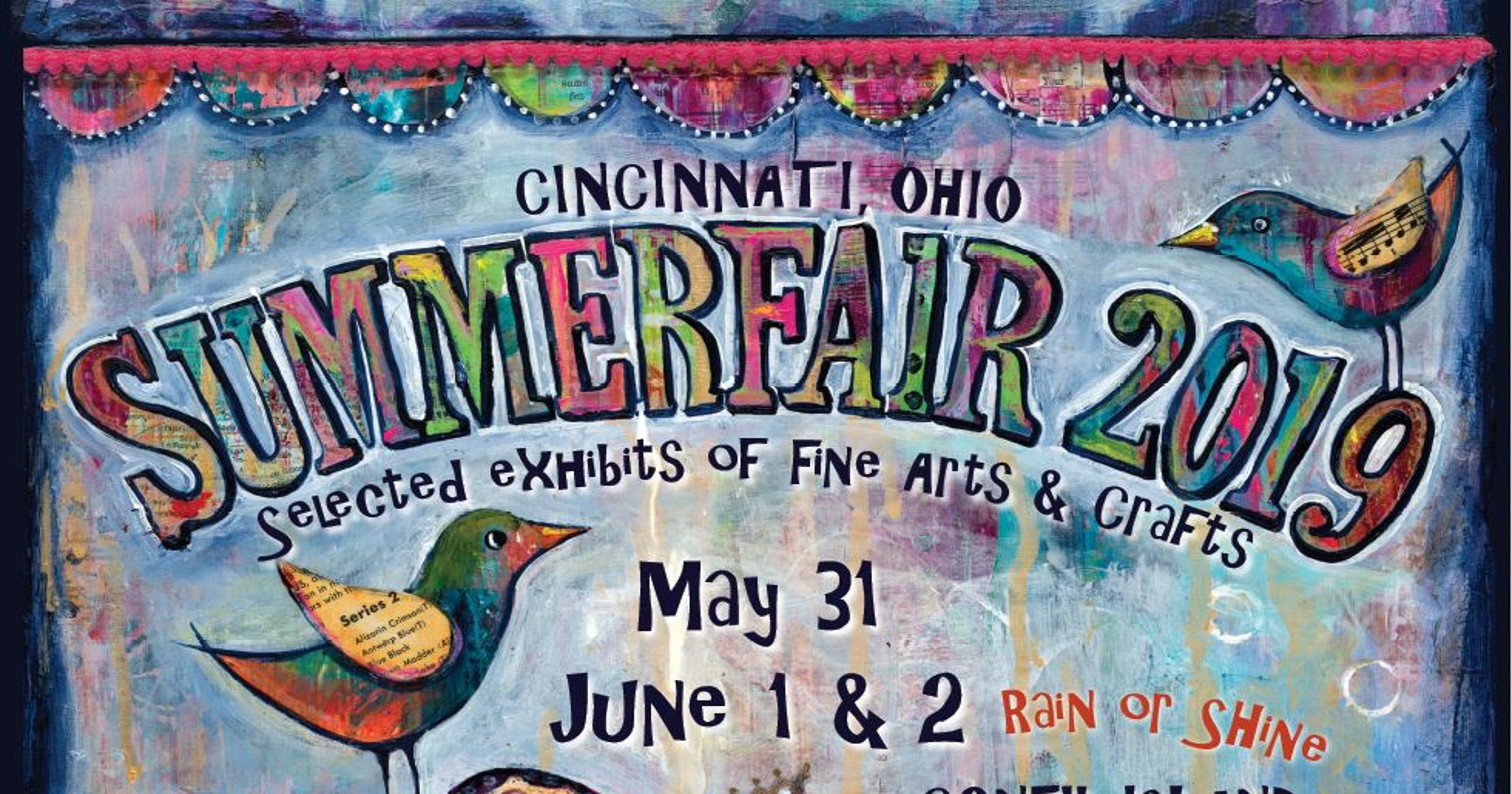 Summerfair Cincinnati unveils 2019 poster