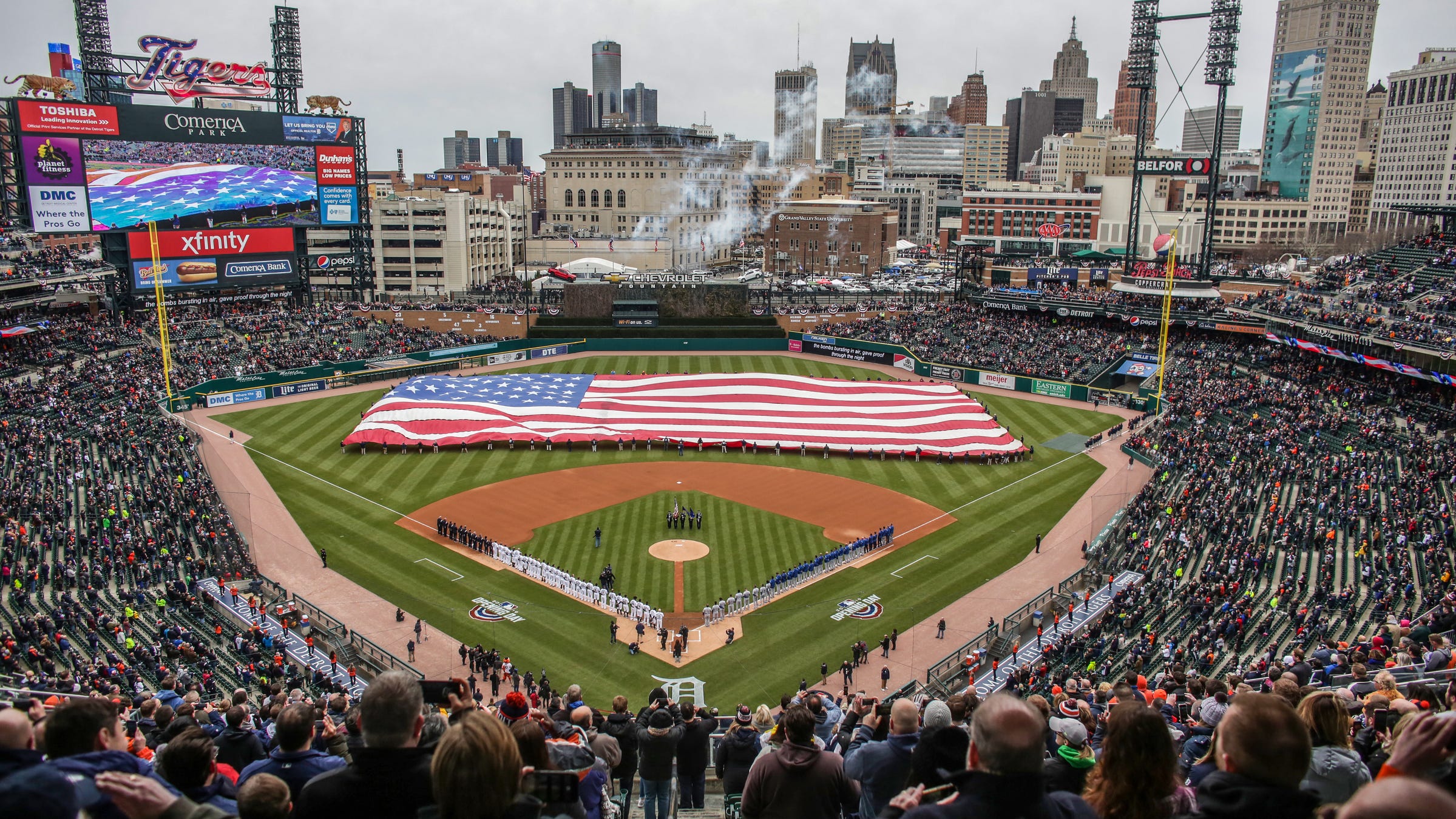 Tigers Opening Day 2025 Home Game Hanny Kirstin