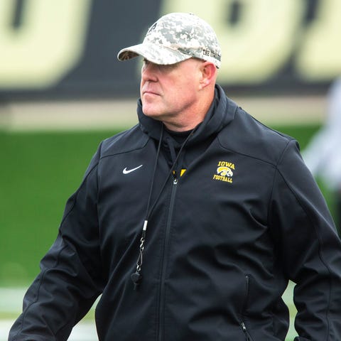 Iowa strength and conditioning coach Chris Doyle...