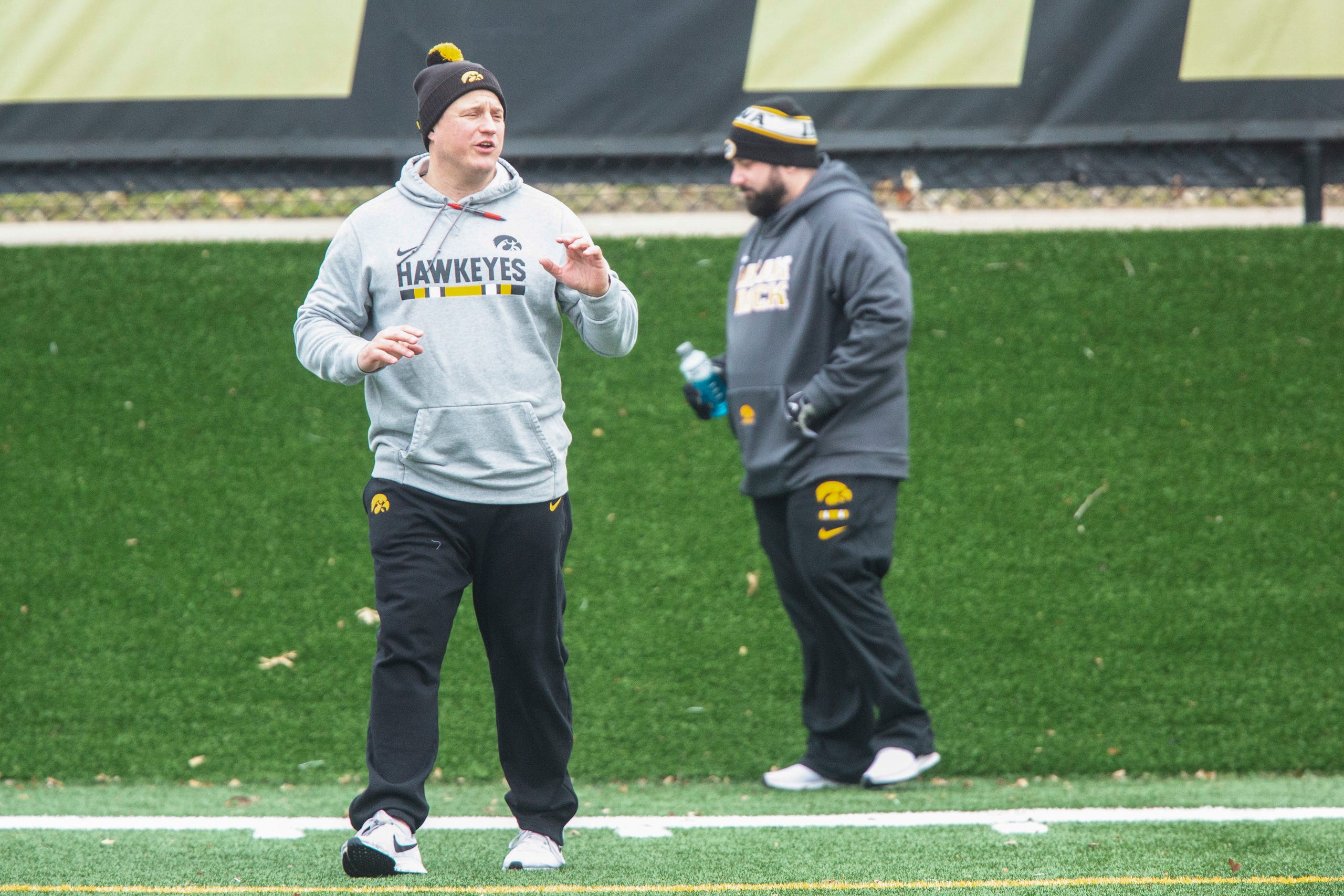 Iowa Football Photos Of Hawkeyes Offensive Coordinator Brian Ferentz