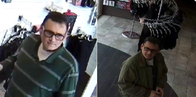 Plymouth police say this man exposed himself to a customer at Lover's Lane.