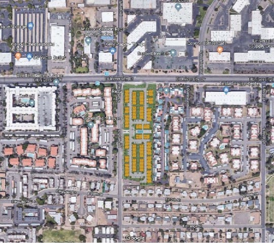 Tempe Housing Luxury Townhomes Going Up At Site Of Former Mobile