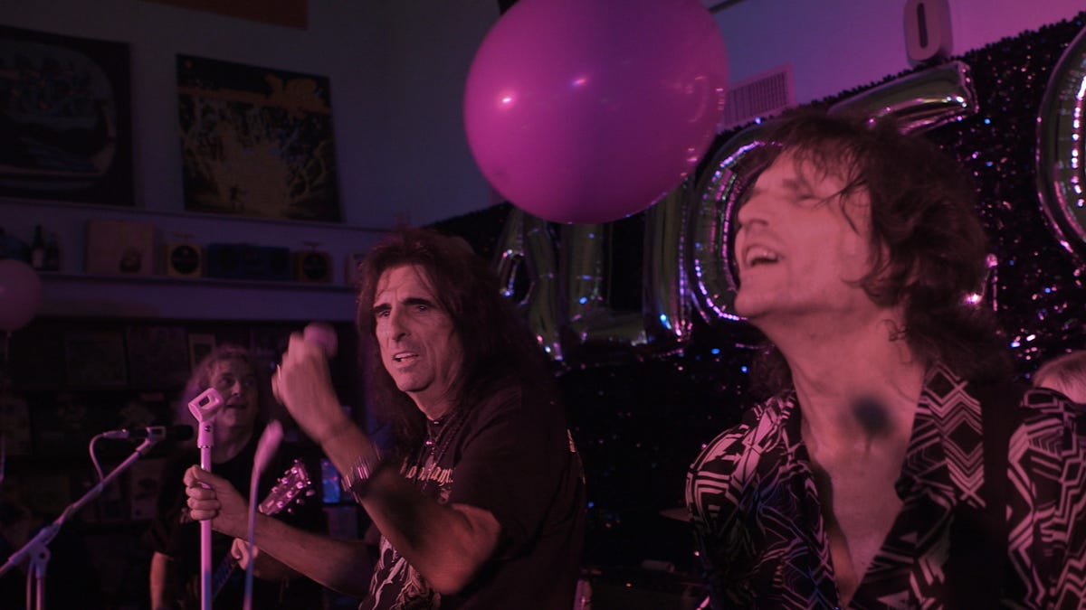 Alice Cooper group's record-store reunion movie is coming out. Here's how to get it