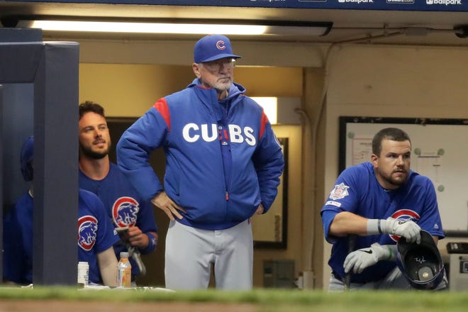 Cubs manager Joe Maddon called the Brewers' bluff Sunday.