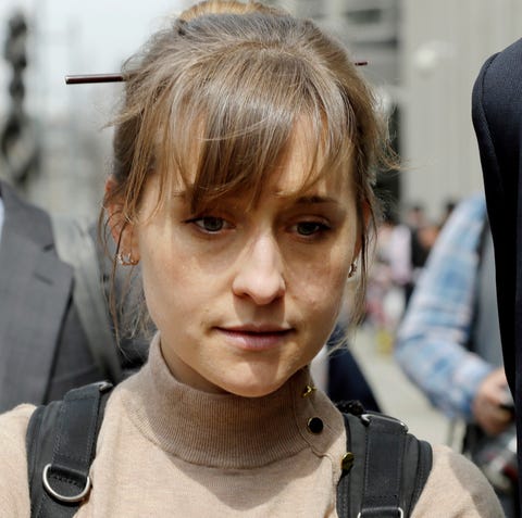 Actress Allison Mack leaves Brooklyn federal court