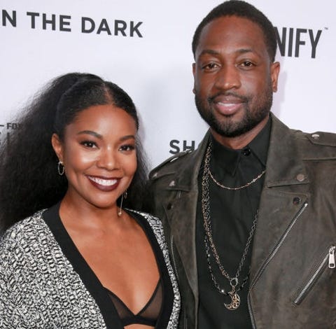 Dwyane Wade and Gabrielle Union showed support...