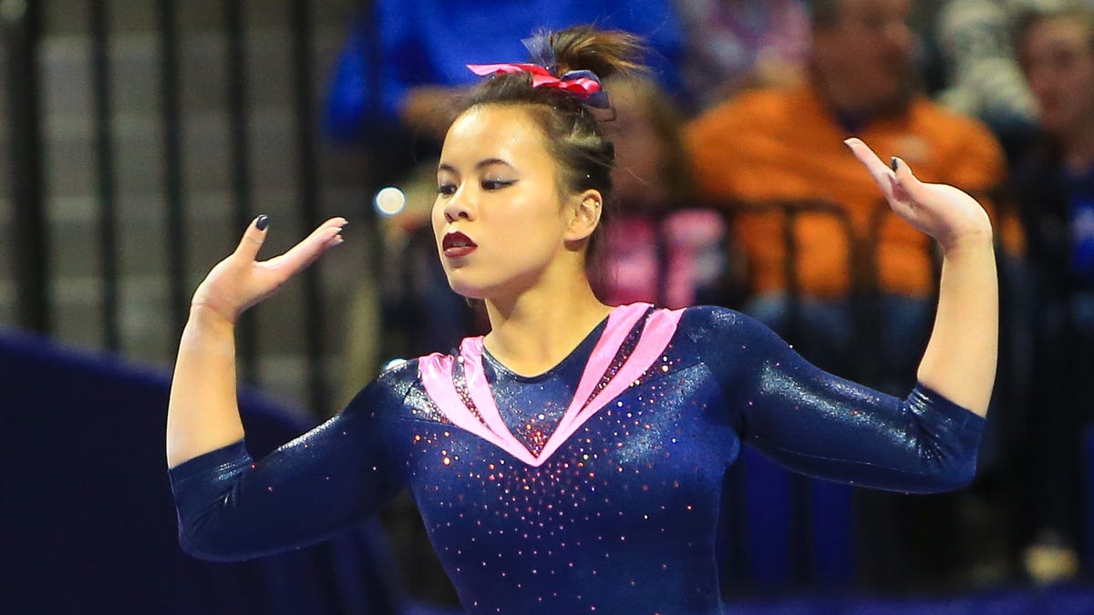 Auburn gymnast Samantha Cerio sustained devastating injuries to both legs during the NCAA Regional.