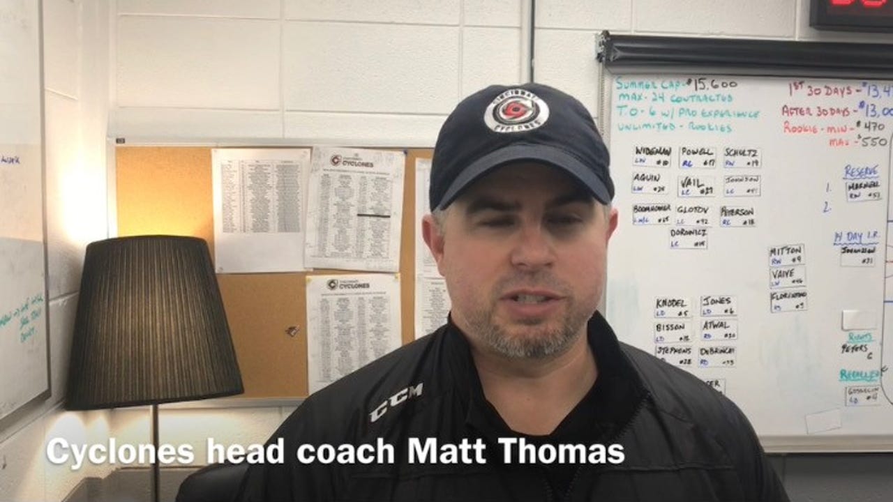 Cincinnati Cyclones Matt Thomas Aims For Community Involvement