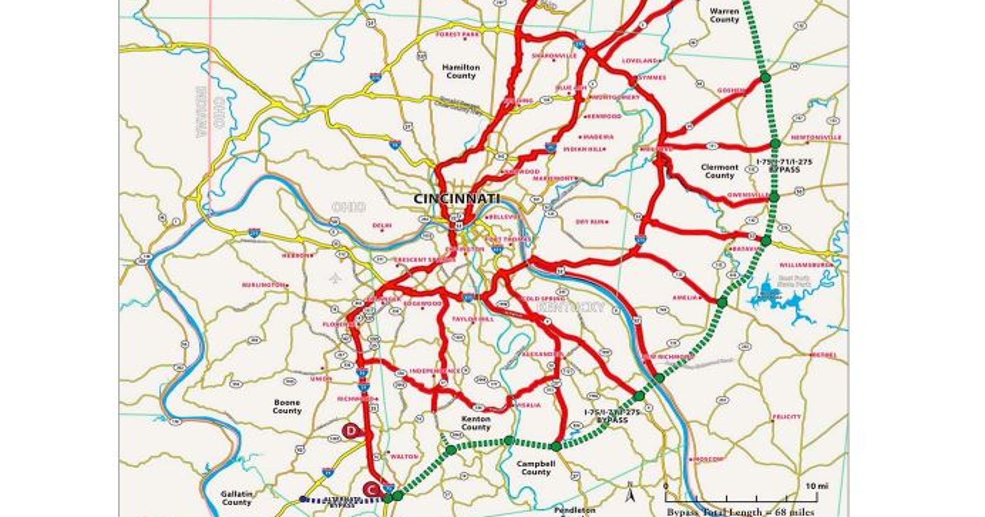 Eastern Bypass Ohio to complete study by end of 2019