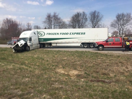 Indiana State Police are investigating a fatal crash on I-64 near the 60 mile-marker. A passenger car reportedly collided with a semi truck.