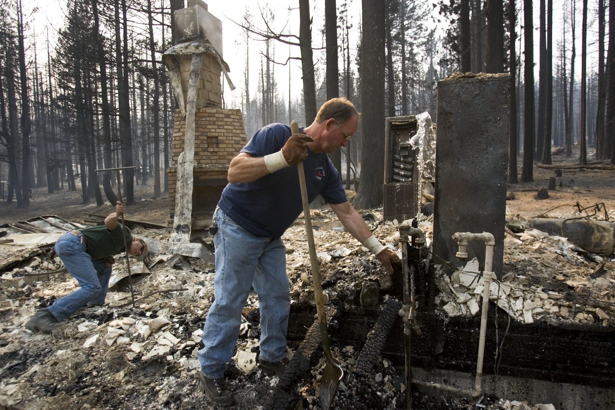 The Angora Fire destroyed hundreds of Tahoe-area homes south of Kings Beach in 2007.