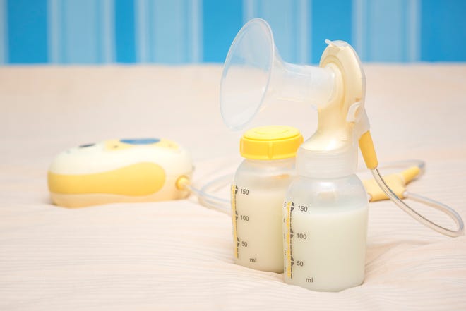 An electric breast milk pump.