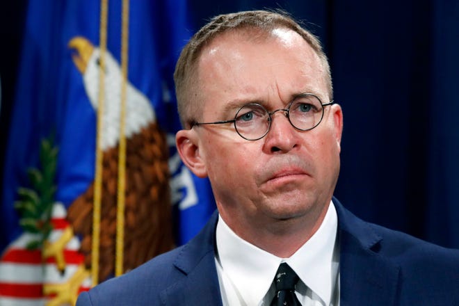 Mick Mulvaney, acting White House chief of staff.