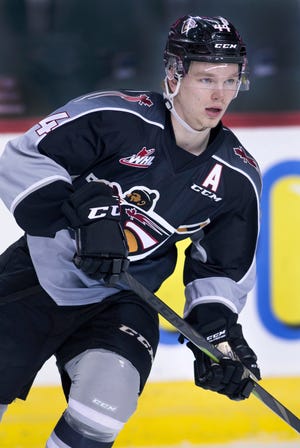 Bowen Byram is considered one of the top defensemen available in the NHL draft.